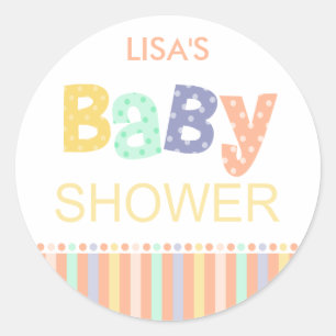 Melrose Baby Shower Stickers