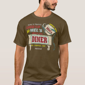 Mel's Diner from Alice distressed  T-Shirt
