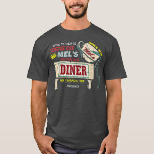 Mel's Diner from Alice distressed  T-Shirt