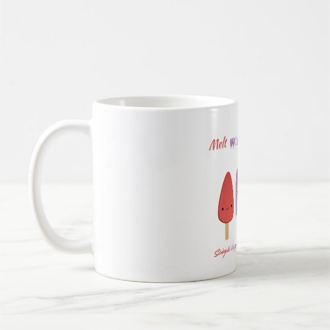 Melt Your Worries | Bilingual Popsicle Positivity Coffee Mug (Left)