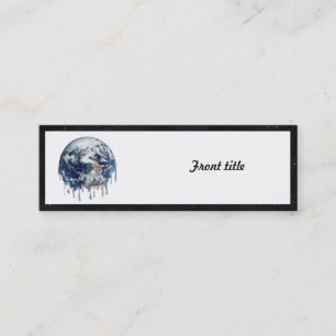 Meltdown (Full Universe Background) Mini Business Card