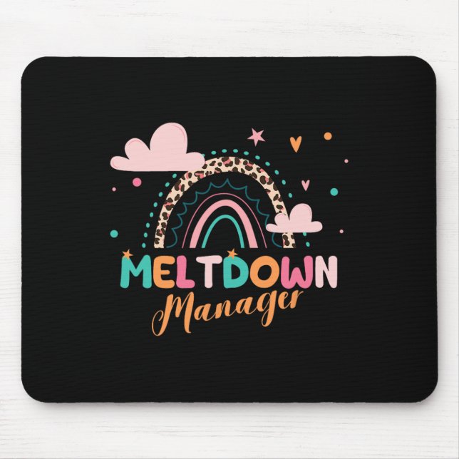 Meltdown Manager After School Daycare Provider Chi Mouse Mat (Front)