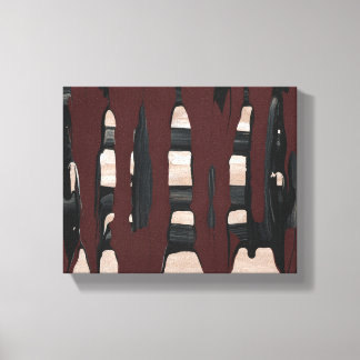 Melted Chocolate Bar Canvas Print