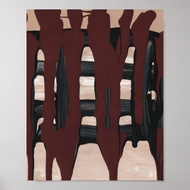 Melted Chocolate Bar Poster (Front)