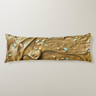 Melted chocolate ice cream cake sprinkles body cushion