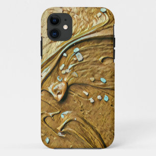 Melted chocolate ice cream cake sprinkles iPhone 11 case