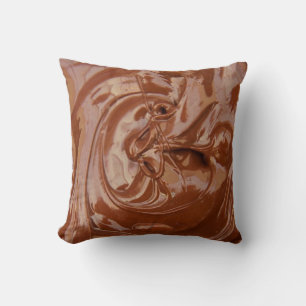 Melted Chocolate Texture Cushion