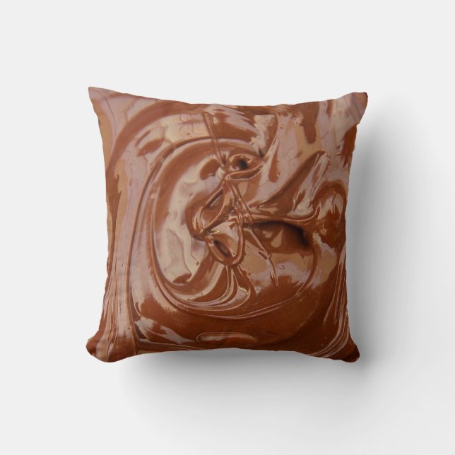 Melted Chocolate Texture Cushion (Front)