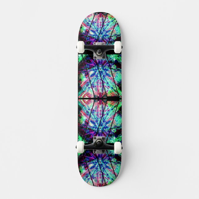 Melted Colour Blast Skateboard (Front)