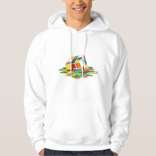 Melted Coloured Cubes Hoodie