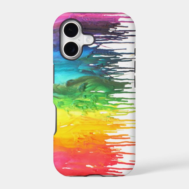 Melted Crayon Iphone 5 case (Back)