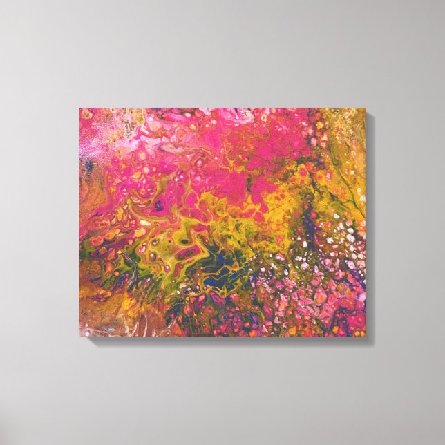 Melted Crayon Series 103 as Canvas Print (Front)