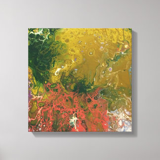 Melted Crayon Series - In Hiding as Canvas Print
