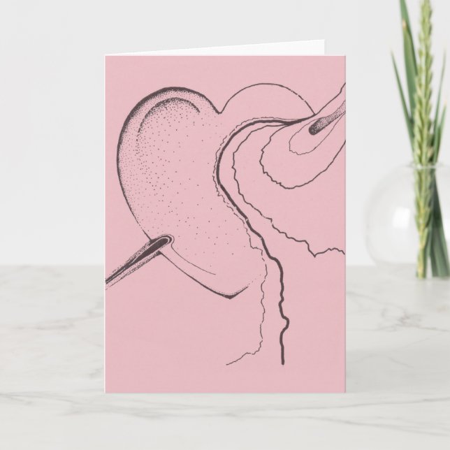 melted heart holiday card (Front)