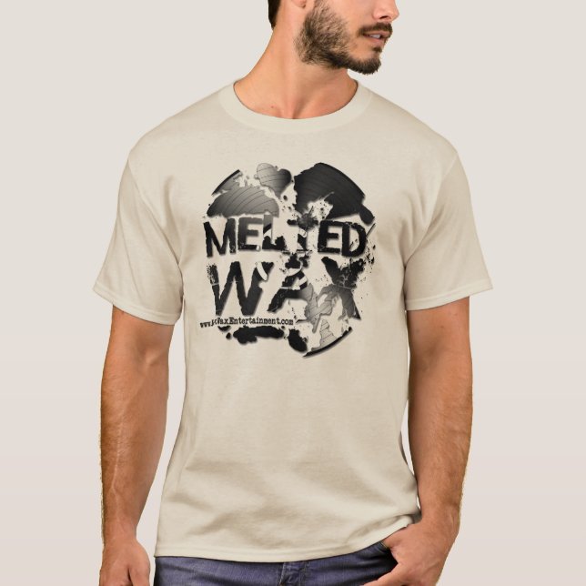 Melted Wax Broken Record T-Shirt (Front)