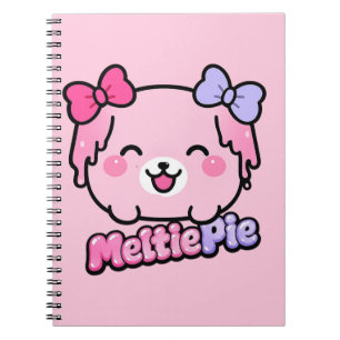 Meltie Pie Cute Pastel Kawaii Design Notebook