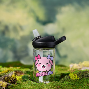 Meltie Pie Cute Pastel Kawaii Design Water Bottle