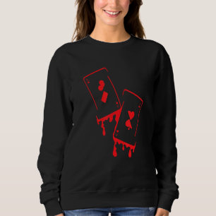 Melting Cards I Poker Player I Poker Cards I Poker Sweatshirt