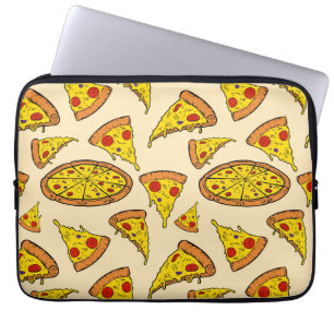 Melting Cheese Pizza Pattern Laptop Sleeve