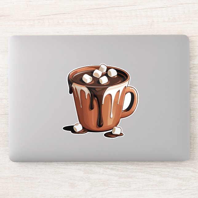 Melting Chocolate Volcano Fantasy sticker (Computer)