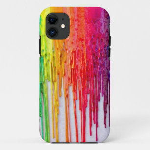 melting crayon rainbow iphone 5 case