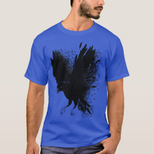 Melting Crow Musical Notes by Tobe Fonseca T-Shirt