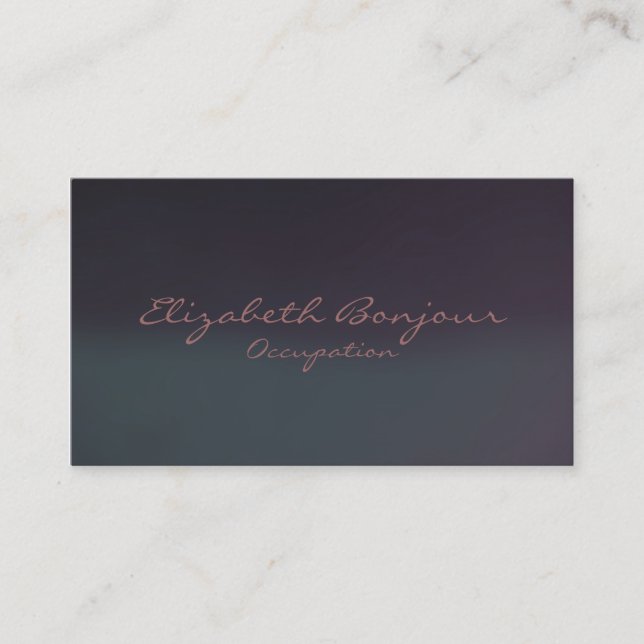 Melting Dreams ~ Business Card (Front)