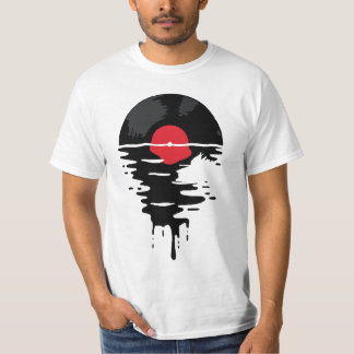 Melting Dripping Cool Record: DJ Music T-Shirt
