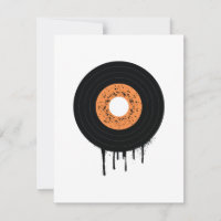 Melting Dripping Vinyl Lp Record