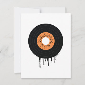 Melting Dripping Vinyl Lp Record
