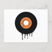 Melting Dripping Vinyl Lp Record