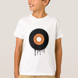 Melting Dripping Vinyl Lp Record T-Shirt