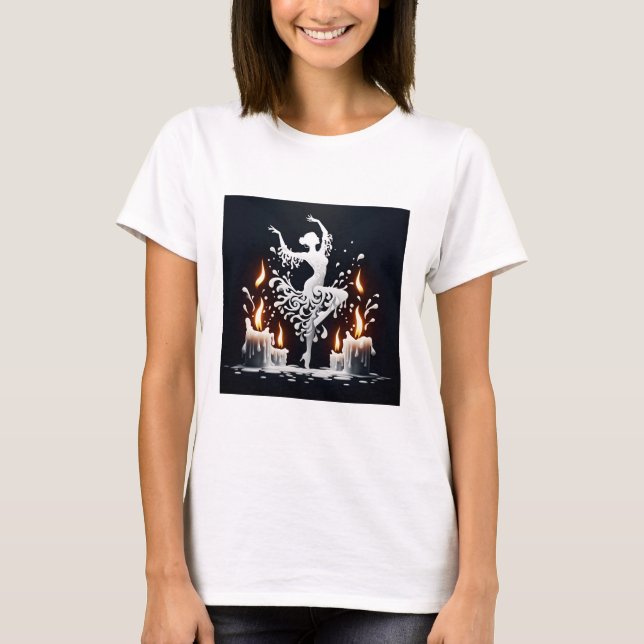Melting Flamenco Dancer  T-Shirt (Front)
