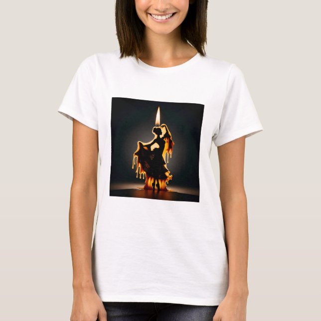 Melting Flamenco Dancer  T-Shirt (Front)