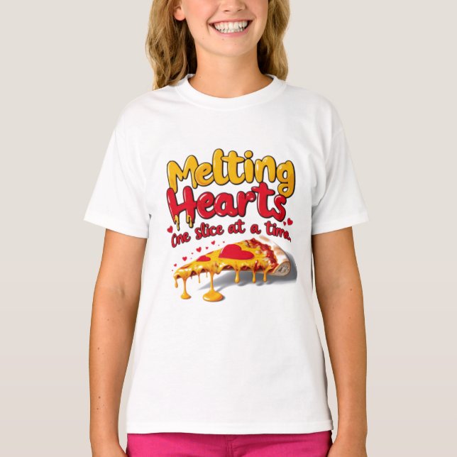 Melting Hearts, One Slice at a Time T-shirt (Front)