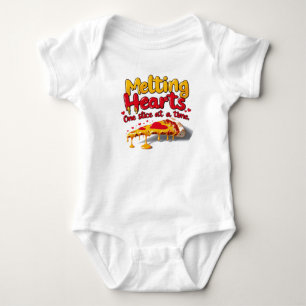 Melting Hearts, One Slice at a Time T-shirt Baby Bodysuit