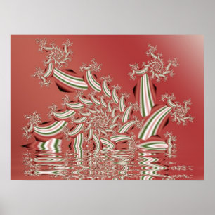 Melting Peppermint Print