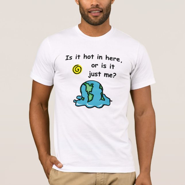 Melting Planet T-Shirt (Front)