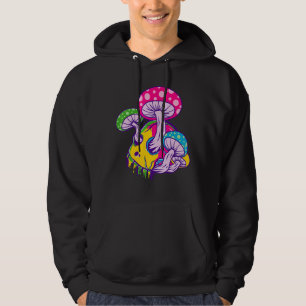 Melting Psychedelic Skull Hoodie