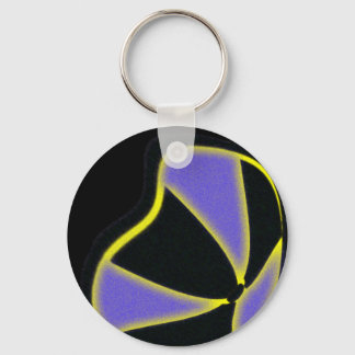 Melting Radioactive Sign Key Ring