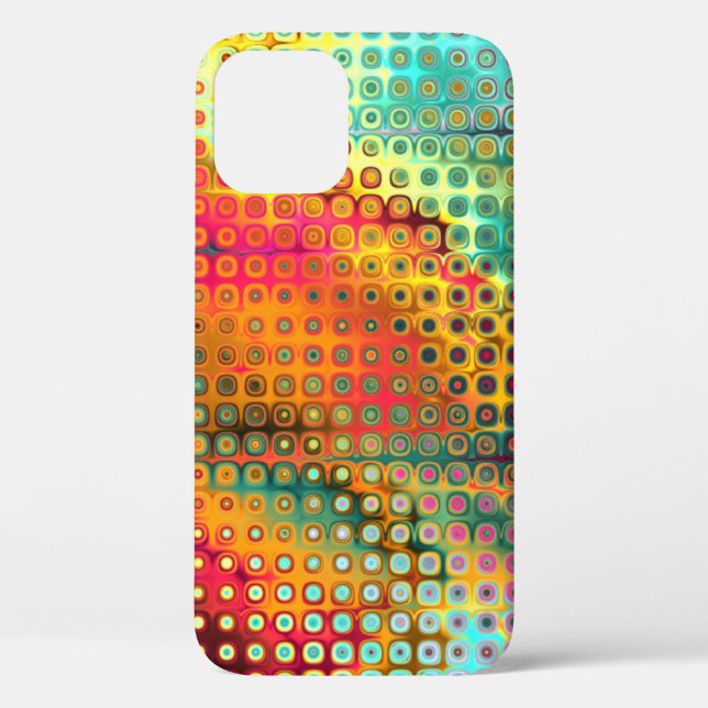 Melting Rainbow of Dots Pattern Case-Mate iPhone C Case (Back)