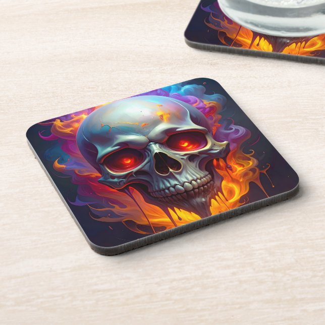 Melting Skull Coaster (Left Side)