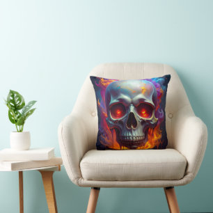 Melting Skull Cushion