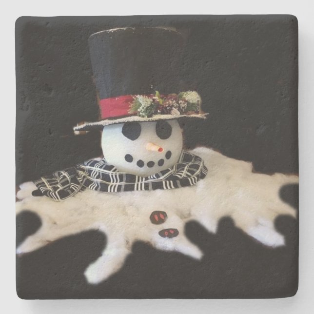 **MELTING SNOWMAN** CHRISTMAS COASTER (Front)