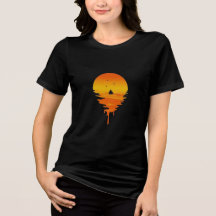 Melting Sunset Sailing Shirt – Surreal Ocean Vibes