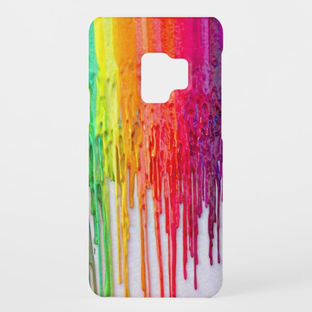 melting wax DROID RAZR phone case (Back)