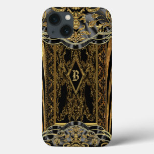 Meltizgaurd Protection Baroque Monogram iPhone 13 Case