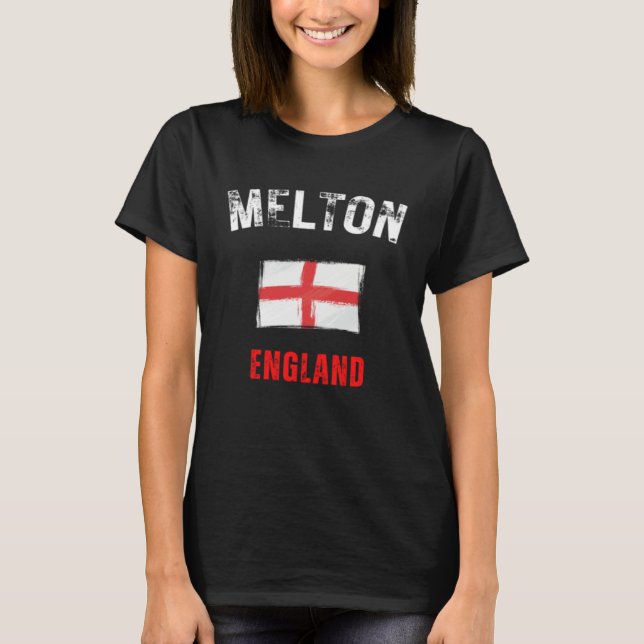 MELTON England Flag Badge T-Shirt (Front)