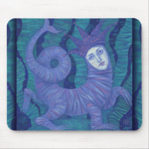 Melusine, Melusina, fantasy, surreal, water spirit Mouse Mat