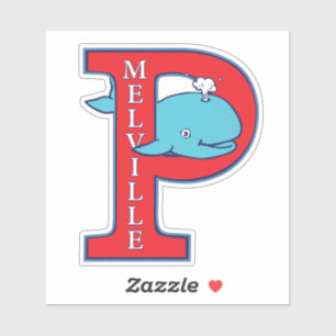 Melville "P" Vinyl Sticker
